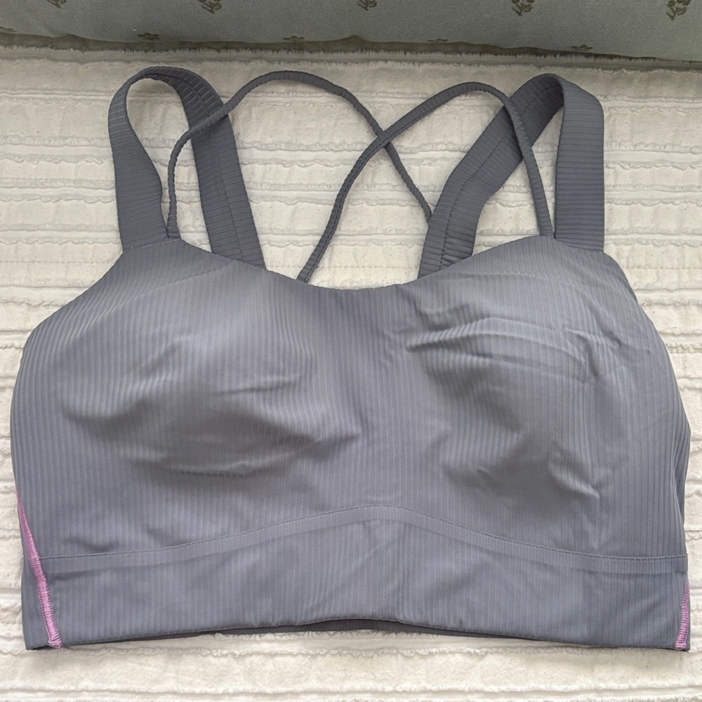 Lululemon like a cloud longline ribbed bra